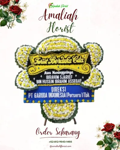 Papan Bunga Duka di Marga Dajan Puri