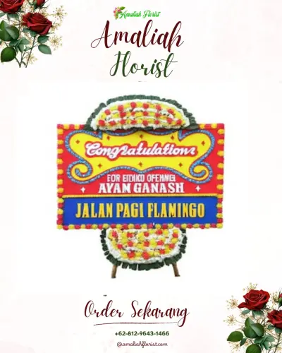 Bunga Papan Congratulation di Marga Dajan Puri